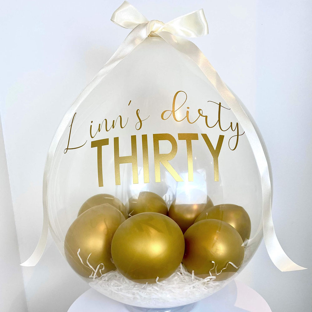 Presentballong Linns Dirty Thirty